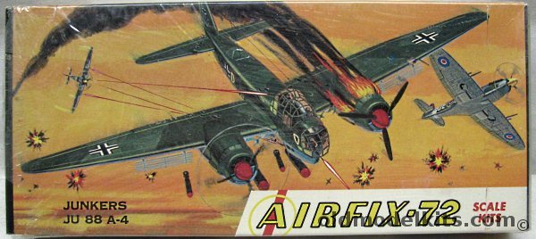 Airfix 1/72 Junkers JU-88A-4  - Craftmaster Issue, 1-109 plastic model kit